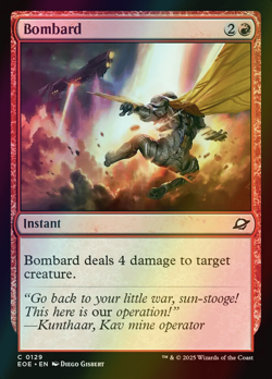 MTG Bombard Foil ** Edge of Eternities ** English - Image 1