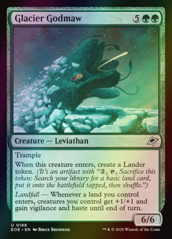 MTG Glacier Godmaw Foil ** Edge of Eternities ** English - Image 1