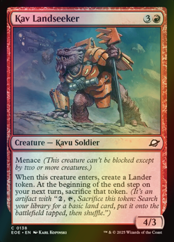 MTG Kav Landseeker Foil ** Edge of Eternities ** English - Image 1