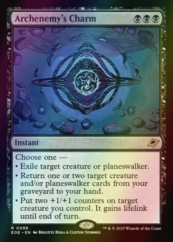 MTG Archenemy's Charm Foil ** Edge of Eternities ** English - Image 1