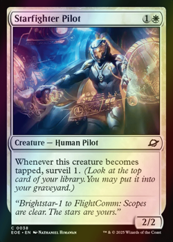 MTG Starfighter Pilot Foil ** Edge of Eternities ** English - Image 1