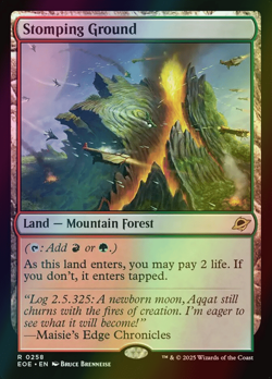 MTG Stomping Ground Foil ** Edge of Eternities ** English - Image 1