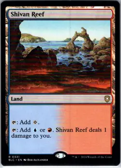 Shivan Reef - 310 - Commander 2020 - Magic MTG - NM - Land - Image 1