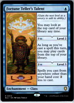 Fortune Teller's Talent - 14 - Commander: Bloomburrow MTG - Magic MTG - NM - Image 1