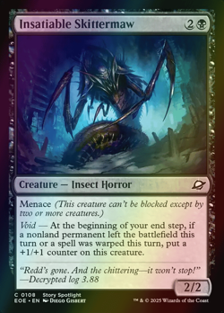 MTG Insatiable Skittermaw Foil ** Edge of Eternities ** English - Image 1