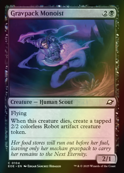 MTG Gravpack Monoist Foil ** Edge of Eternities ** English - Image 1