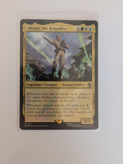 MtG Alistair, the Brigadier R Doctor Who Magic Gathering Free Postage NM/M - Image 1