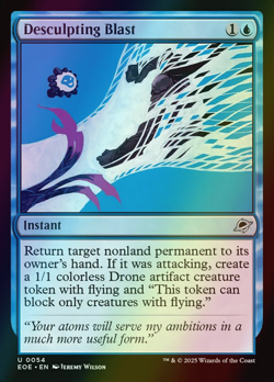 MTG Desculpting Blast Foil ** Edge of Eternities ** English - Image 1