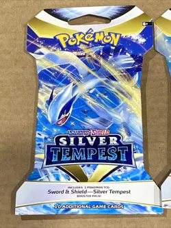 Pokemon TCG Sword & Shield Silver Tempest Sealed Booster 2-Packs New - Image 2