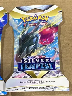 Pokemon TCG Sword & Shield Silver Tempest Sealed Booster 2-Packs New - Image 3