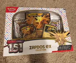 Pokemon 151 Box Zapdos EX Collection Box Scarlet & Violet| SEALED AND BRAND NEW! - Image 1