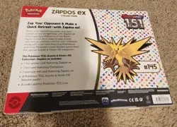 Pokemon 151 Box Zapdos EX Collection Box Scarlet & Violet| SEALED AND BRAND NEW! - Image 2