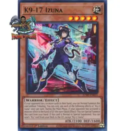 Yugioh! 1x K9-17 Izuna JUSH-EN031 Ultra Rare 1st Ed NM - Image 1