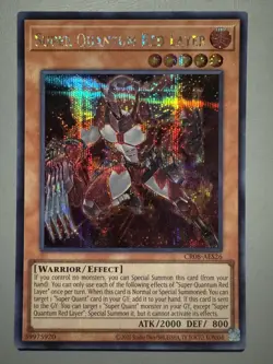 YUGIOH SUPER QUANTUM RED LAYER ASIA ENGLISH CR08-AES26 SECRET RARE (1ST RUN) - Image 1