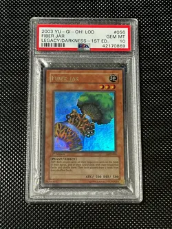 YUGIOH PSA 10 2003 Fiber Jar LOD-056 Ultra Rare 1st Edition *0869 - Image 1
