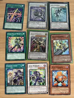 Junk Warrior and Road Syncron Lot Vintage and Modern Yugioh - Image 1