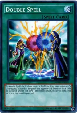 🔥 YUGIOH Double Spell - YGLD-ENB23 - Common - Unlimited Edition - Near Mint - Image 1