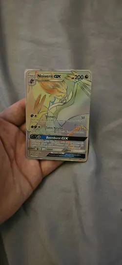 Pokemon TCG Burning Shadows Noivern GX 160/147 Secret Rare Card (NM Condition) - Image 3