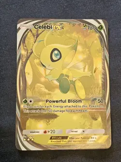 Celebi EX A1a 085/066 TCG Pocket Mythical Island Glossy Non-hoo Fanart Card - Image 2