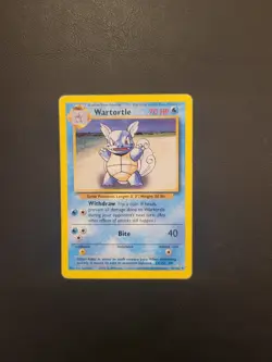 1999 Wartortle Evo Box Error Misprint Pokemon Card Base Set - 42/102 -Vintage - Image 4