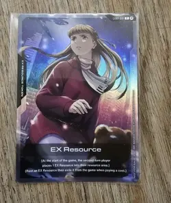 Gundam Card Game EX Resource Token EXRP 001 Relena Promo SDCC 2025 English - Image 1