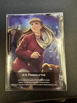 Gundam Card Game EX Resource Token EXRP 001 Relena Promo SDCC 2025 English - Image 1