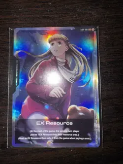 Gundam Card Game EX Resource Token EXRP 001 Relena Promo SDCC 2025 English - Image 3