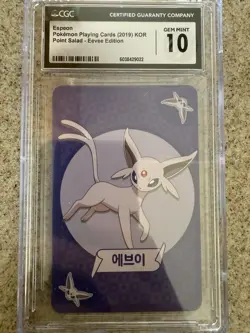 CGC 10 2019 Espeon Point Salad Eevee Edition Korean Pokemon Card - Image 1