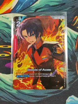 Gundam Card Game GCG - Battle of Aces - GD01-111 R+ - Alternate Art - Image 1