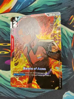 Gundam Card Game GCG - Battle of Aces - GD01-111 R+ - Alternate Art - Image 3
