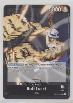 2024 One Piece Card Game: 500 Years in The Future OP07 L Rob Lucci 0z4v - Image 1