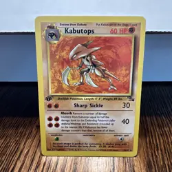 Kabutops 24/62 1st Edition Fossil Rare Non-Holo 1999 Vintage Pokemon Card -LP - Image 1
