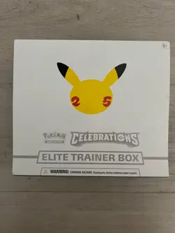 Pokemon Trading Card 25th anniversary CELEBRATIONS EliteTrainer Box unopened pak 820650809439 - Image 1