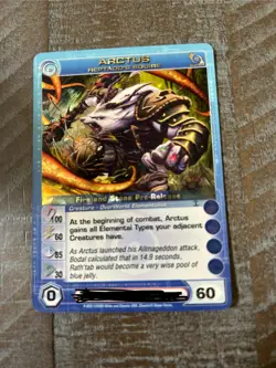 CHAOTIC FIRE AND STONE PROMO ARCTUS HEPTADD'S SQUIRE CARD - Image 1