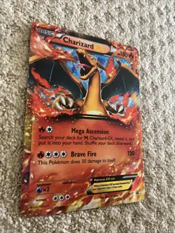 Charizard EX XY17 Jumbo Holo Rare 2014 Black Star Promo Card Pokemon TCG MP - Image 2