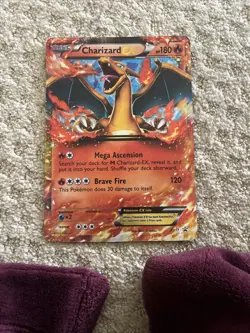 Charizard EX XY17 Jumbo Holo Rare 2014 Black Star Promo Card Pokemon TCG MP - Image 5