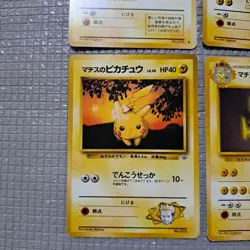 Pokemon Card Lot Pikachu Lt. Surge's Pikachu & Raichu Japanese Vintage & Modern - Image 4