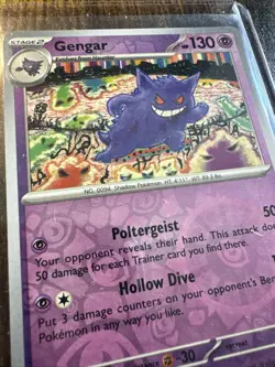 Gengar Reverse Holo NM 094/165 Scarlet & Violet 151 Pokemon Card - Image 2