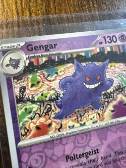 Gengar Reverse Holo NM 094/165 Scarlet & Violet 151 Pokemon Card - Image 3