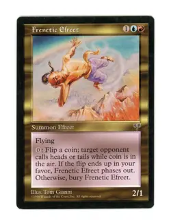 Frenetic Efreet - Mirage MTG Magic the Gathering - NM - Image 1