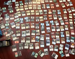 Mtg Gathering Cards Lot In Box Approximately 200 Cards - Image 2
