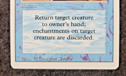 Unsummon Magic the Gathering Revised (NM) Never Played MTG............ (DS3D1K5) - Image 5