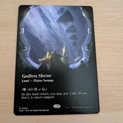 MTG Godless Shrine Edge of Eternities BORDERLESS - Image 1