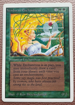 Verduran enchantress unlimited MTG Magic the gathering - Image 1