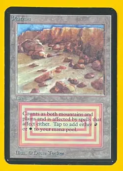 MTG PLATEAU Alpha (Ink) (OldManMTG 011-191) - Image 1