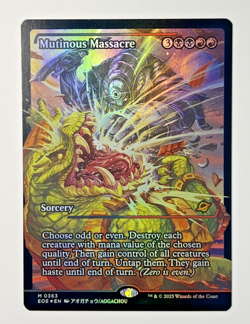 Mutinous Massacre (Showcase) FOIL 0363 Mythic EOE MTG PACK FRESH - Image 1