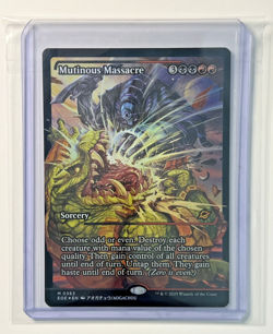 Mutinous Massacre (Showcase) FOIL 0363 Mythic EOE MTG PACK FRESH - Image 3