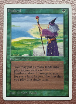 Fastbond unlimited MTG Magic the gathering - Image 1