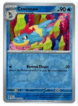 Croconaw - 040/162 - Reverse Holo - Temporal Forces - Pokemon TCG - NM - Image 1