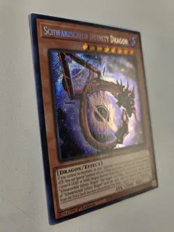 Schwarzschild Infinity Dragon MZTM-EN013 Secret Rare Yugioh Maze of the Master - Image 2